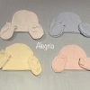 Set de Gorro manoplas y patudos de algodón primera puesta