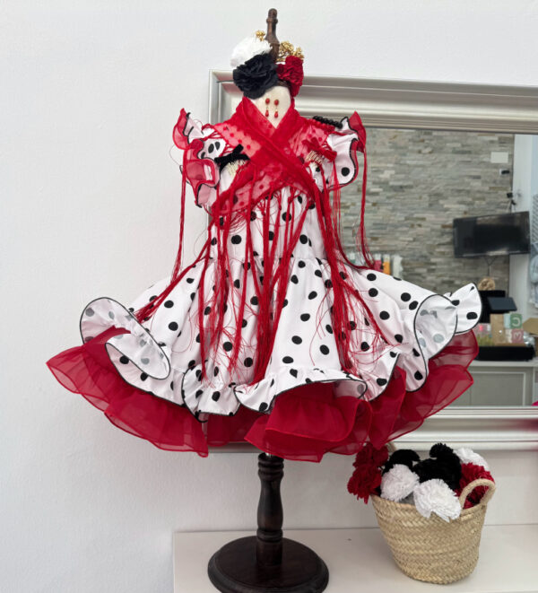 Pack flamenca Marisol blanco