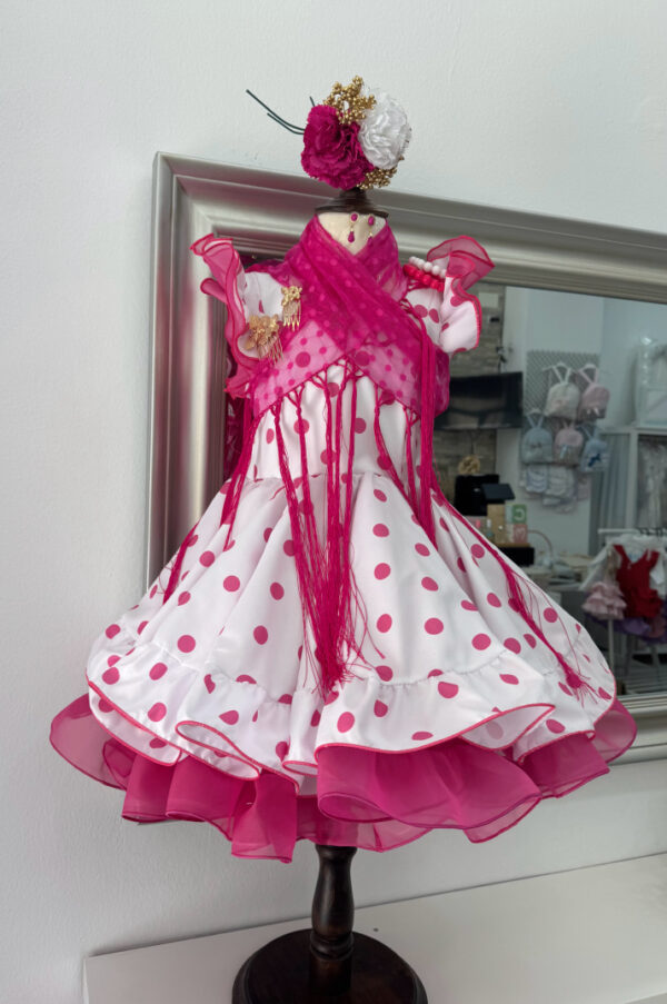 Pack flamenca Marisol Fuxia