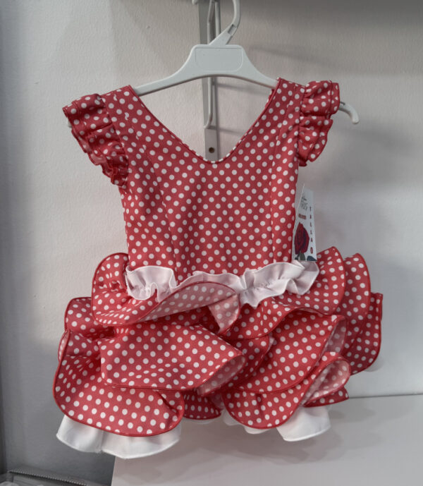 PROMO Vestido flamenca modelo Rocio coral