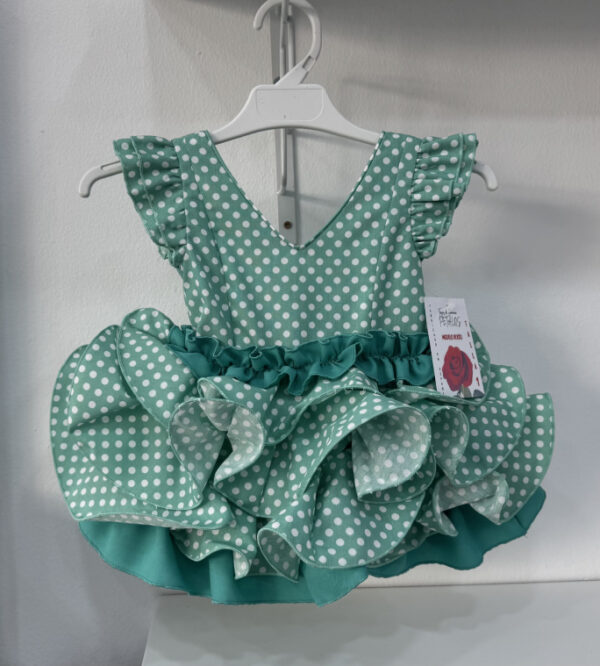 PROMO Vestido flamenca modelo Rocio verde