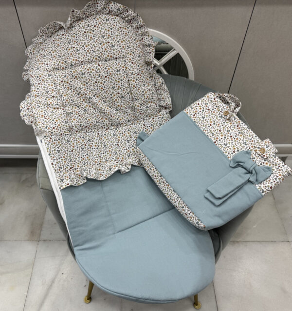 Saco silla universal con talega flores pique agua