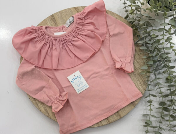 Camiseta algodón cuello maquillaje