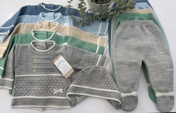 Conjunto lana modelo cielo