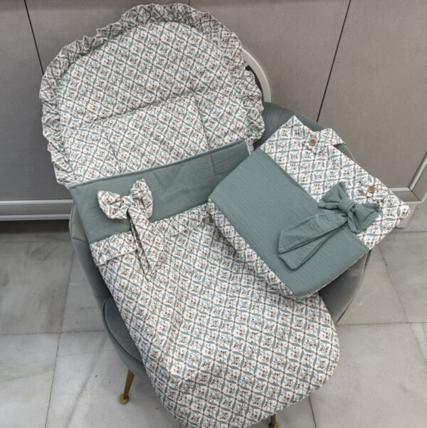 Saco silla universal con talega mosaico verde