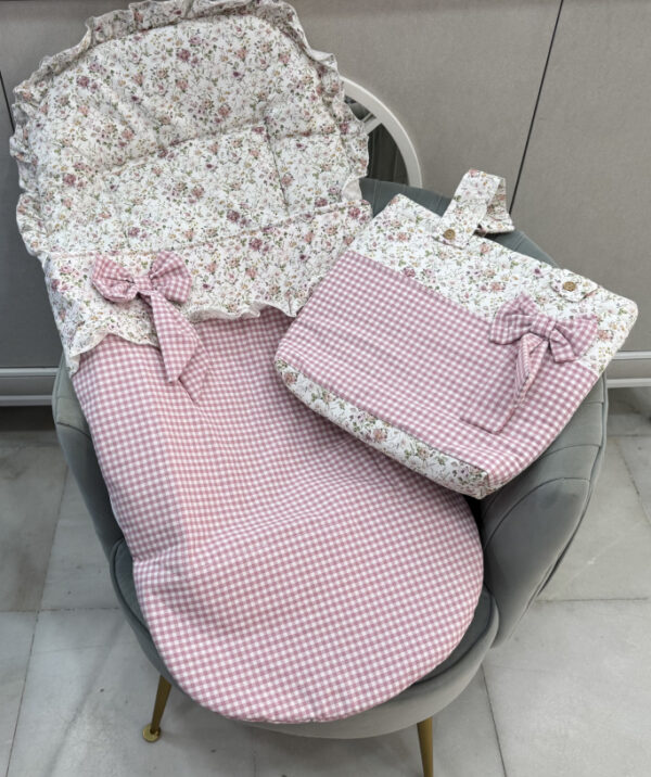 Saco silla universal talega flores Vichi maquillaje