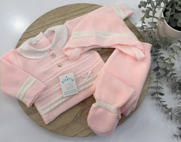 Conjunto tres piezas lana modelo amapola - Imagen 3