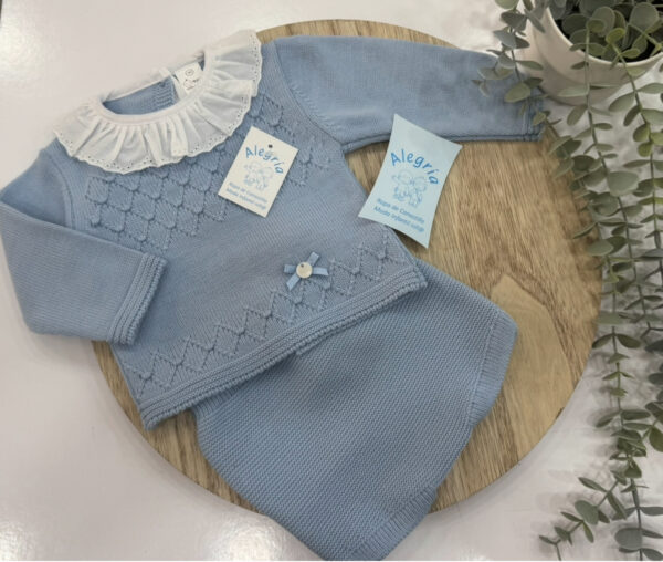 Conjunto lana dos piezas modelo otoño azafata