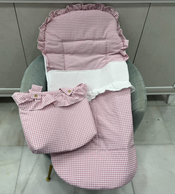 conjunto saco más talega vichi plumeti maquillaje