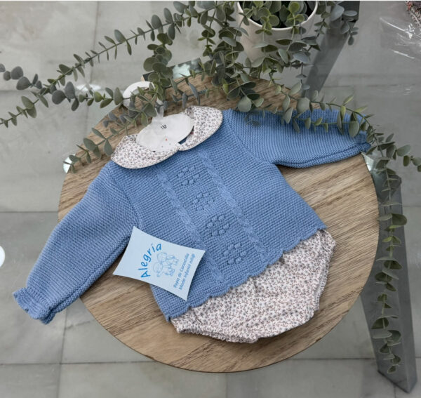 Conjunto braga lanita flor azafata