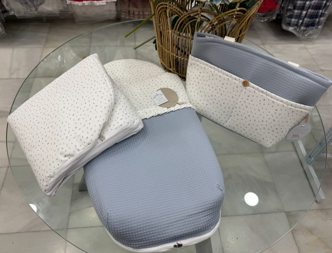 Pack saco capazo liberty azul