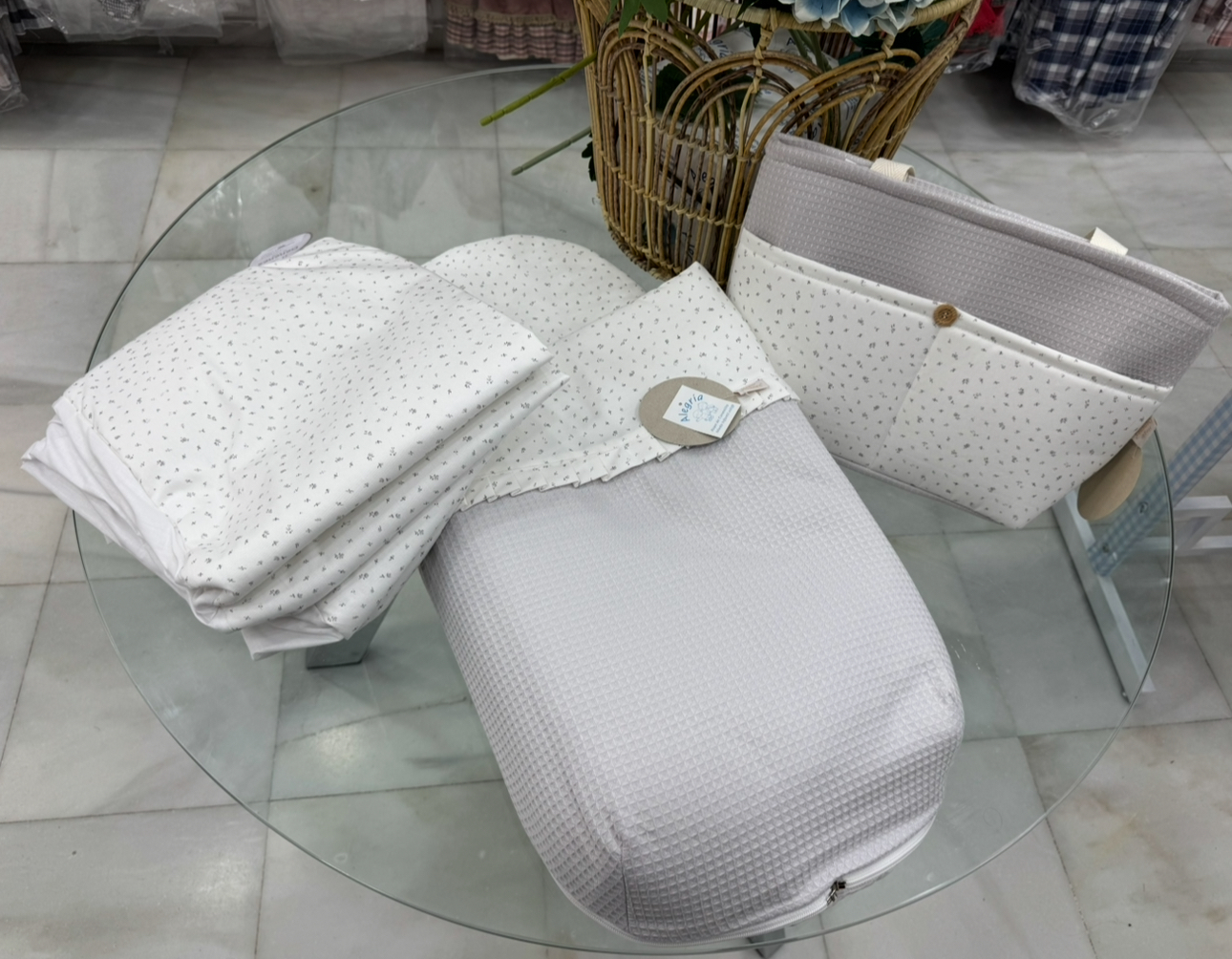 Pack saco capazo liberty gris