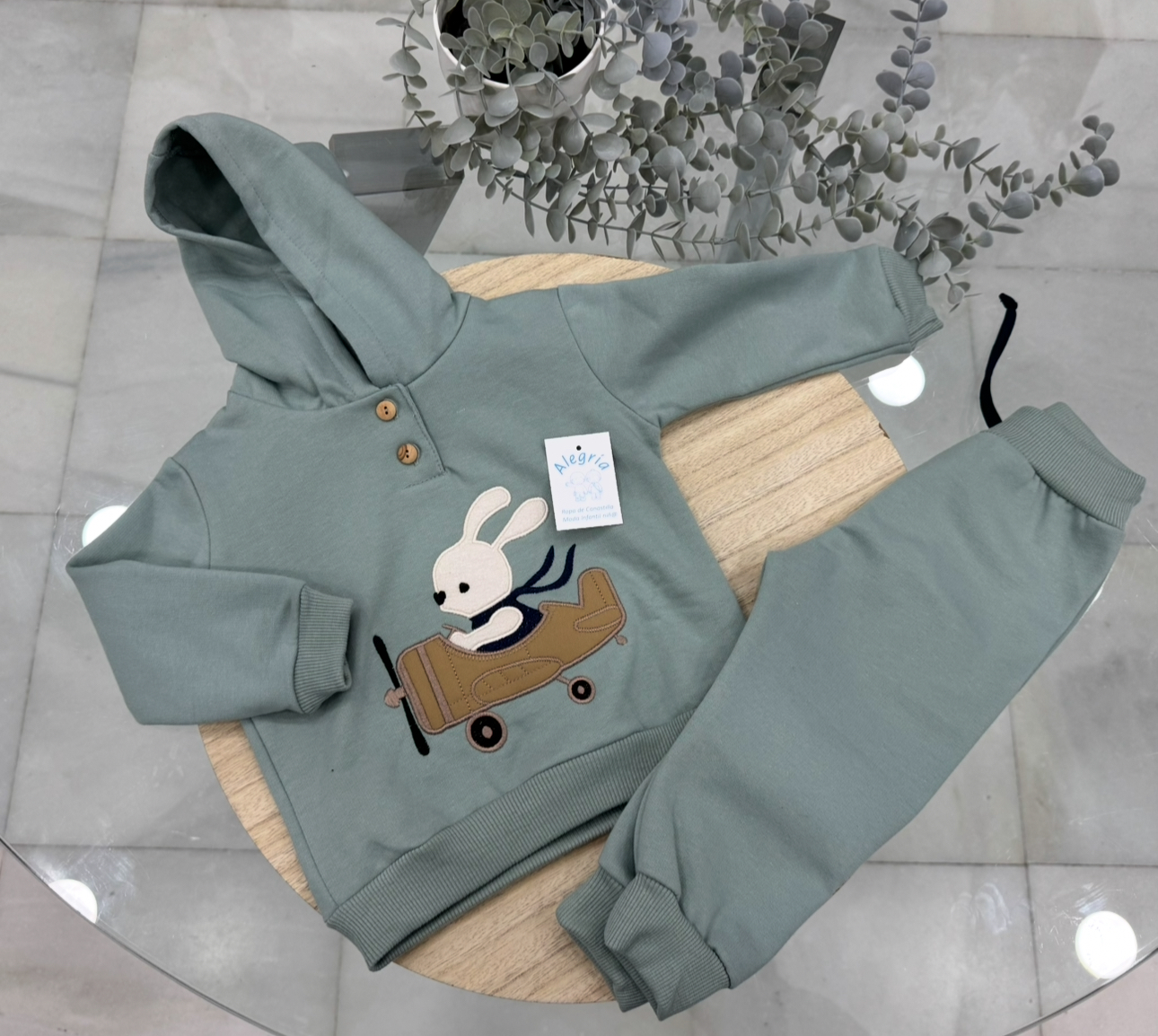 Chandal aviador con gorro