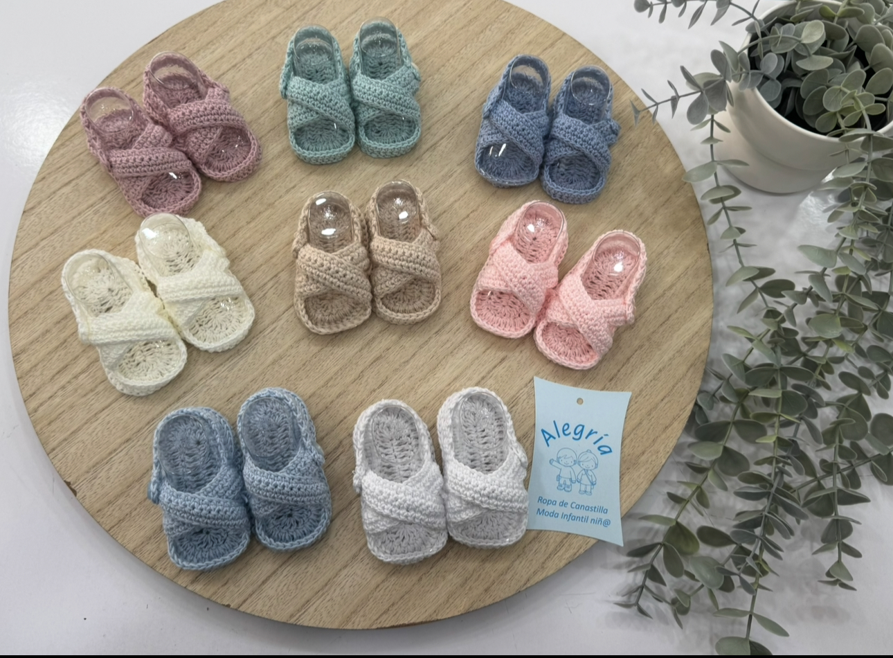 Sandalia hilo modelo cruzado