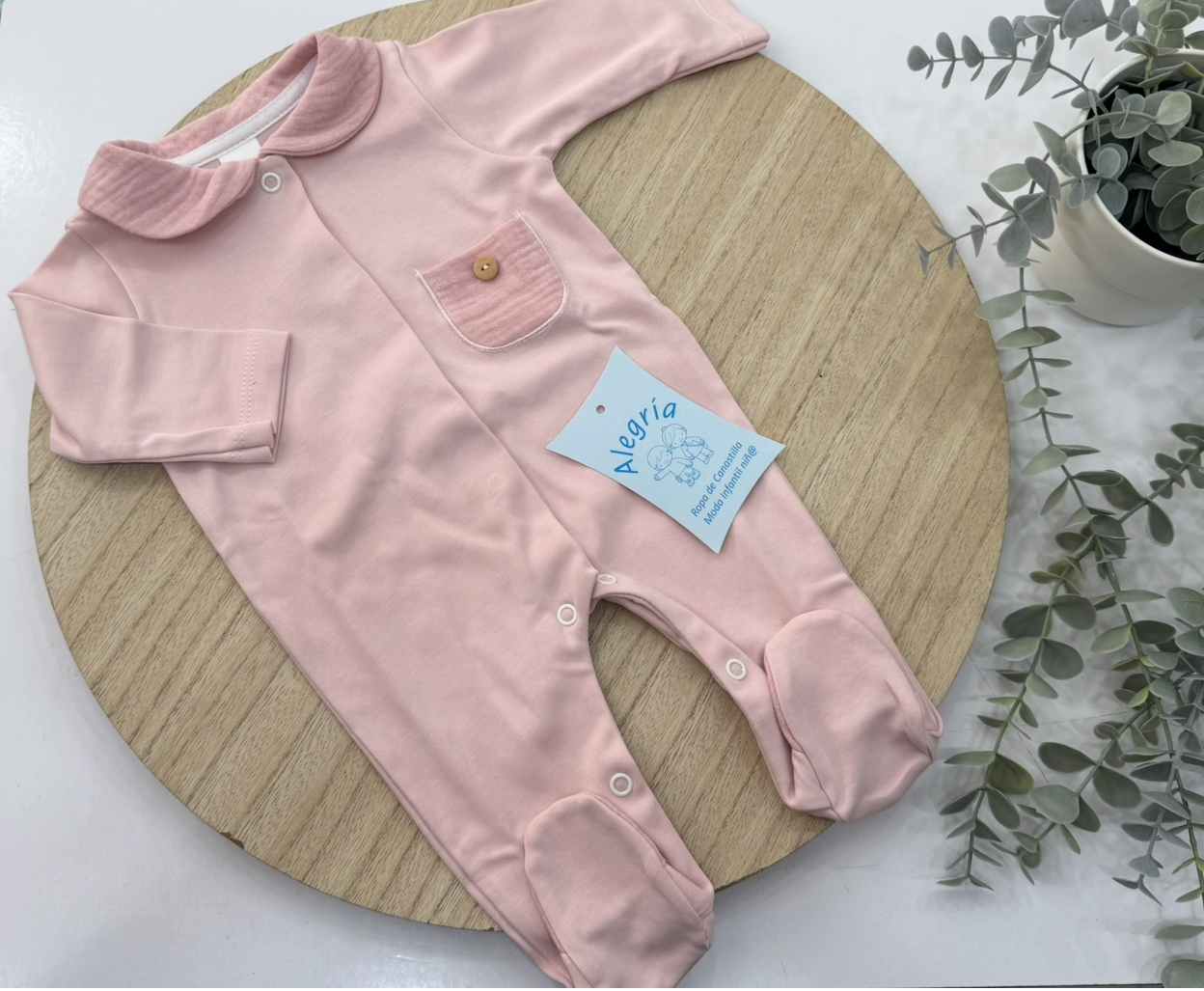 Pijama algodon bolsillos - Imagen 2