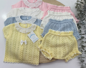 Conjunto hilo braguita modelo azucena