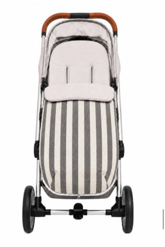 Saco silla universal polar rayas gris merengo