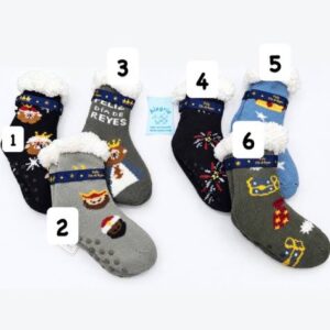 Calcetines polares para andar Reyes Magos tonos oscuros
